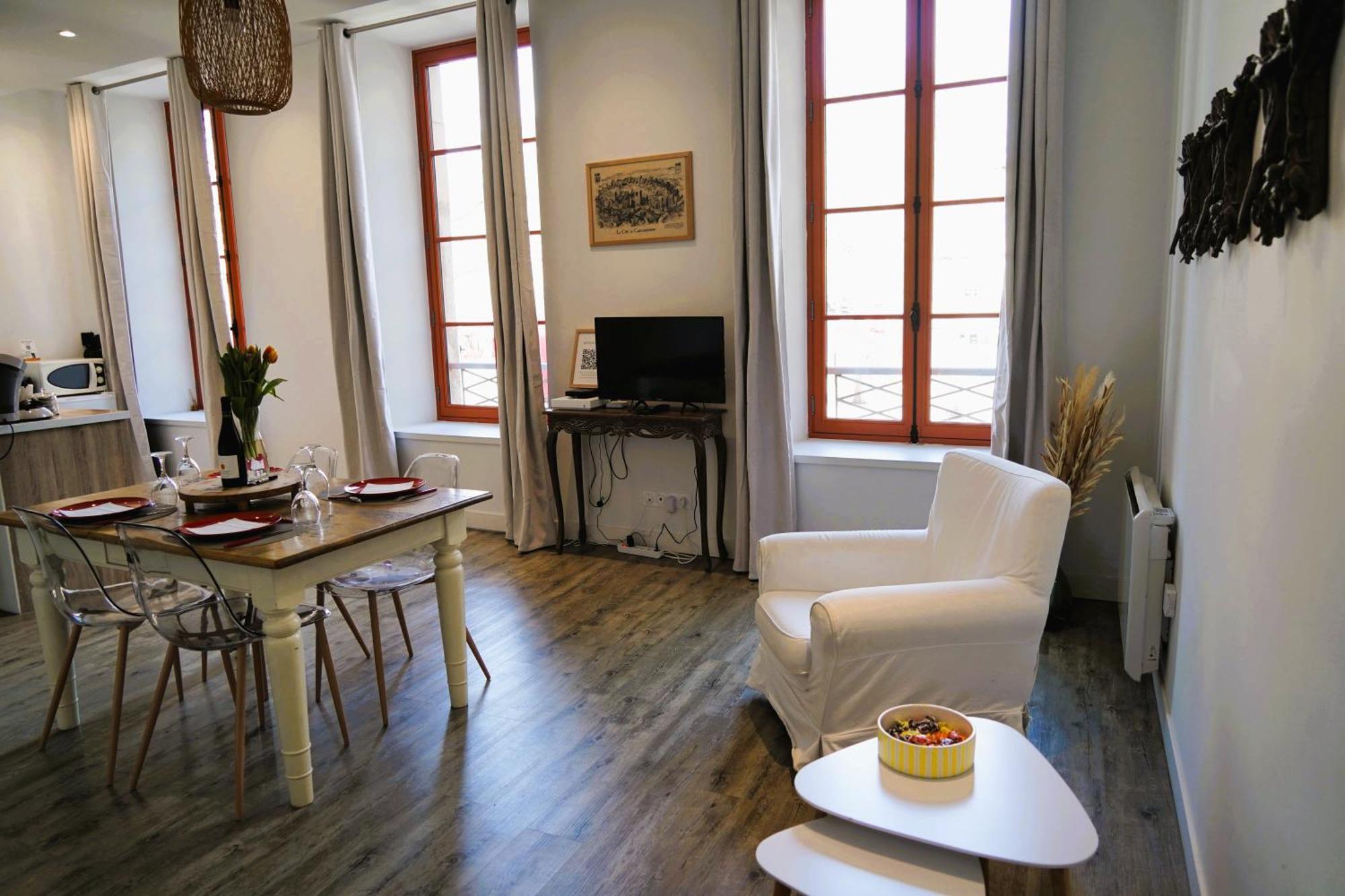 La Magie De Carnot Meuble De Tourisme 3 Etoiles Apartment Carcassonne Exterior photo